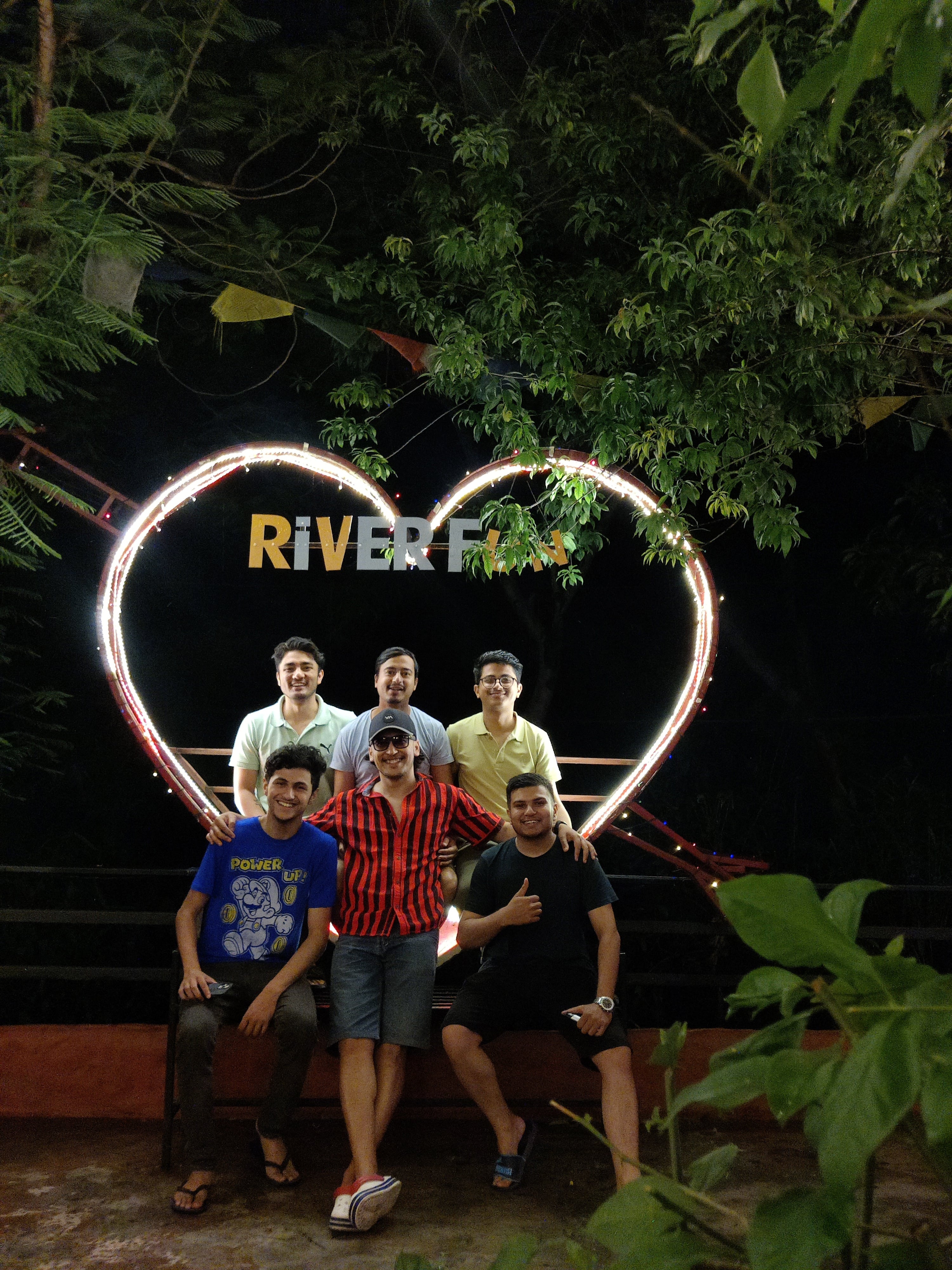 SWS Team after dinner at Riverfun Resort